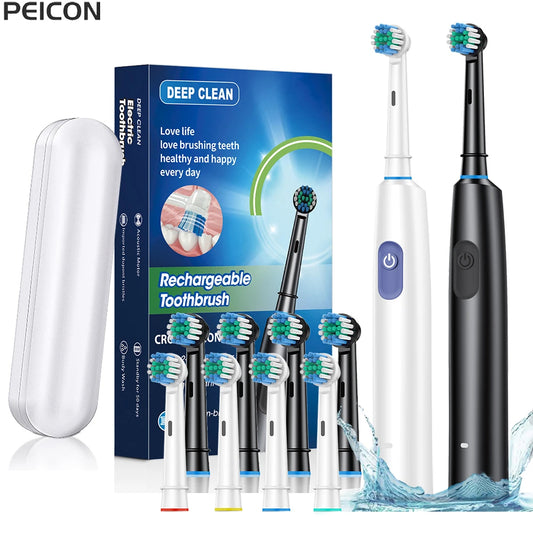 Electric Toothbrush Rotary Rechargeable for Adults Rotating | Thomnest