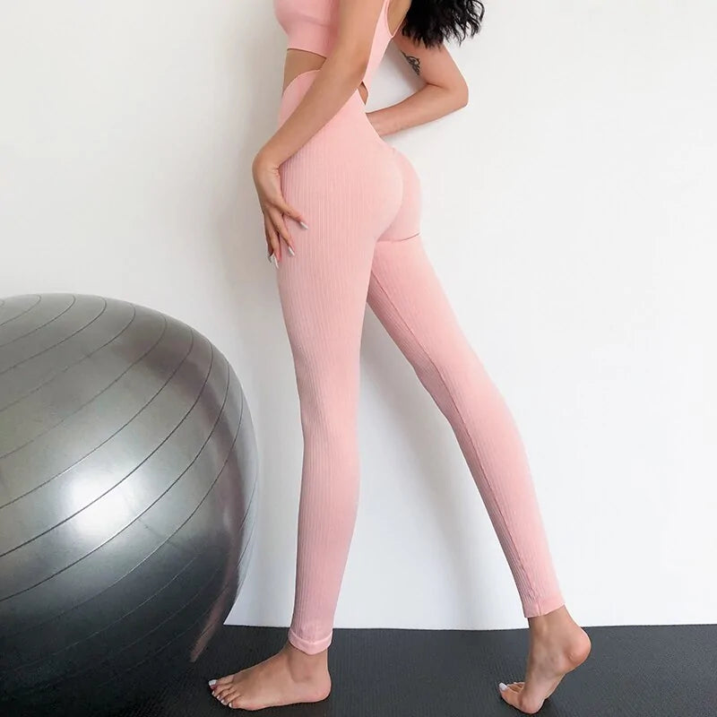 Sculpt Ribbed Workout Leggings