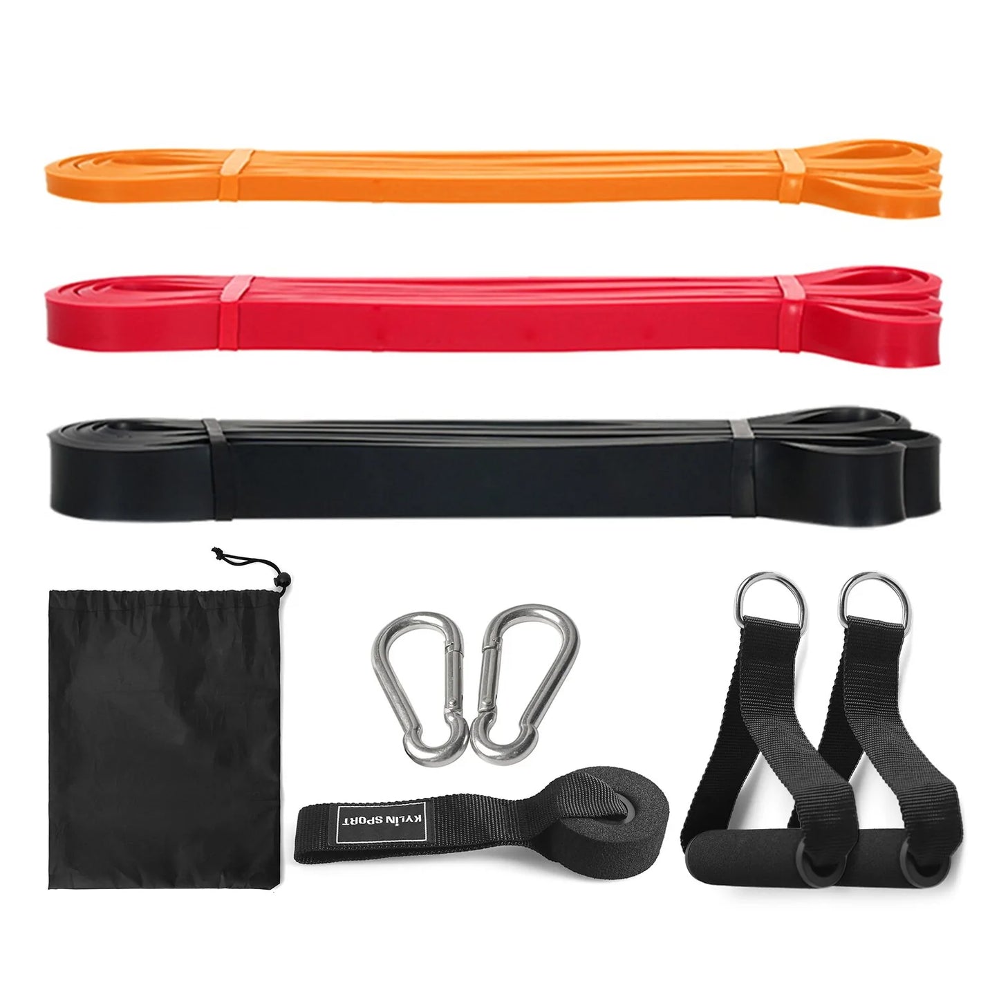 Resistance Bands Set 5pcs for Home Fitness, Yoga, Stretching, Strength Training, Workout