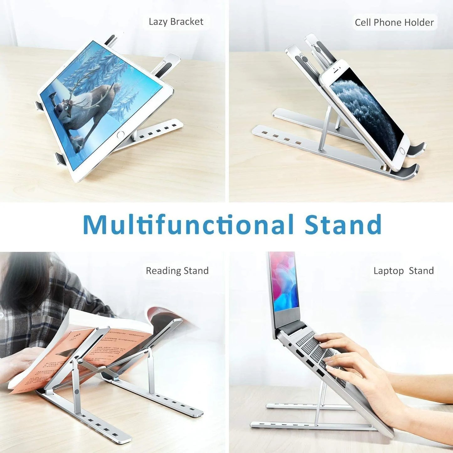 Portable Adjustable Laptop Stand Aluminum