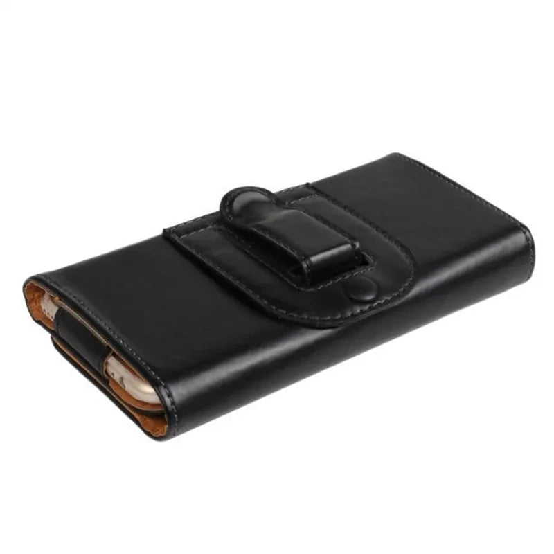 Leather Pouch Belt Clip Magnetic Vertical Phone Case for iPhone