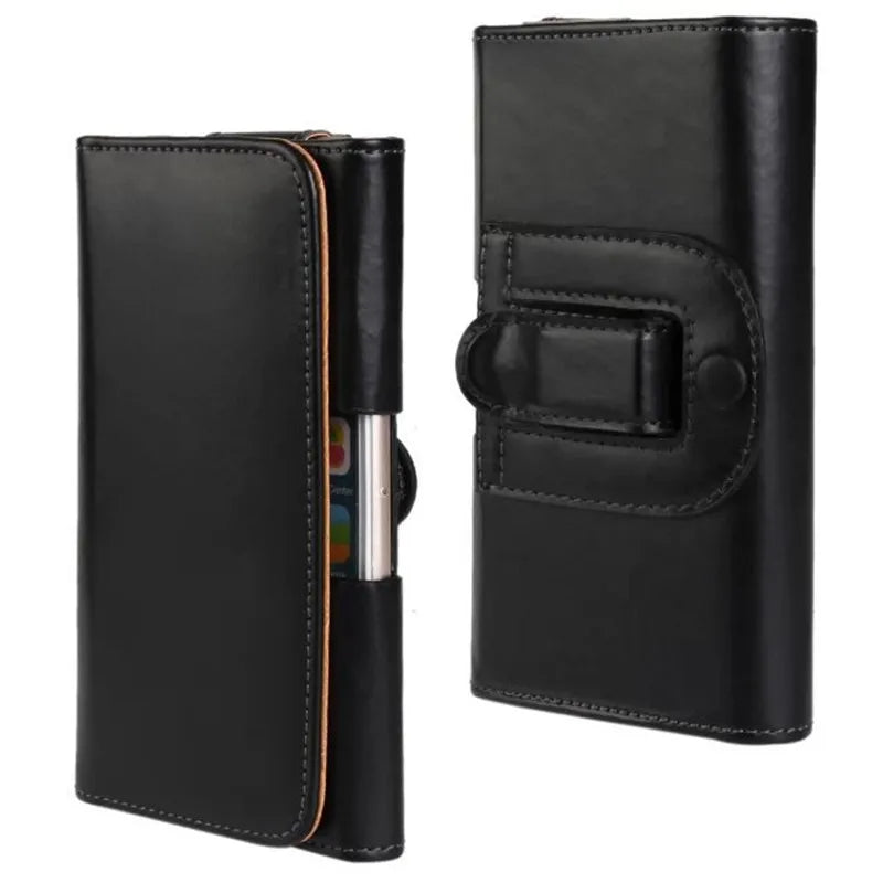 Leather Pouch Belt Clip Magnetic Vertical Phone Case for iPhone