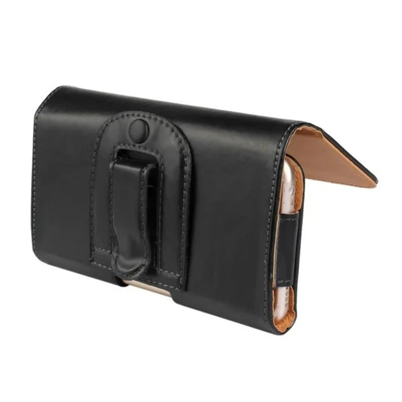 Leather Pouch Belt Clip Magnetic Vertical Phone Case for iPhone