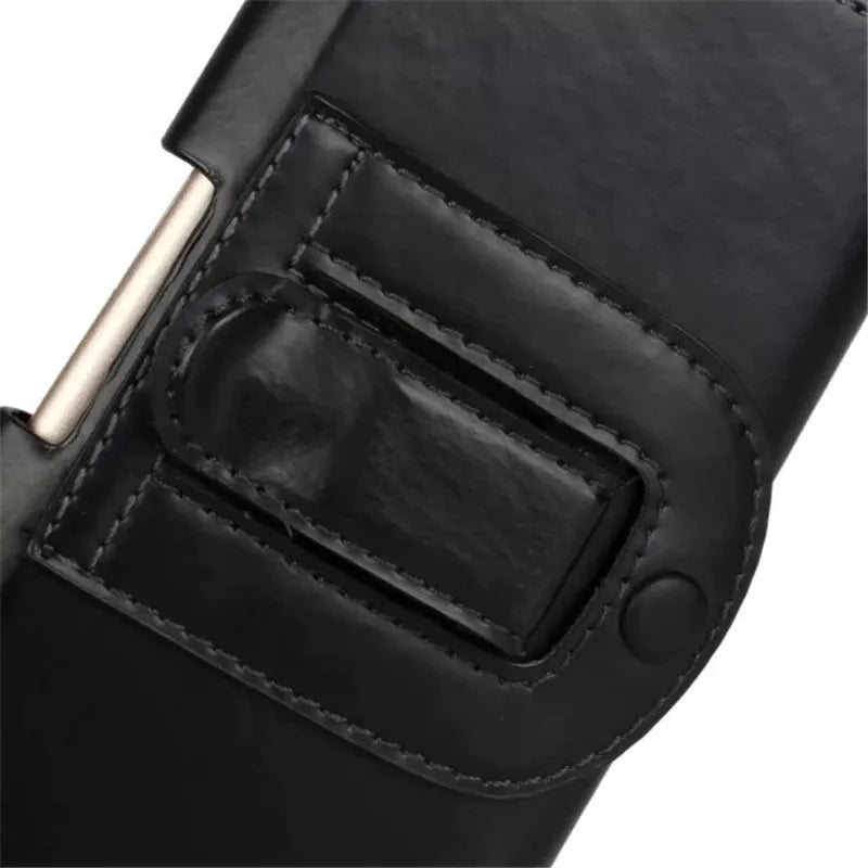 Leather Pouch Belt Clip Magnetic Vertical Phone Case for iPhone