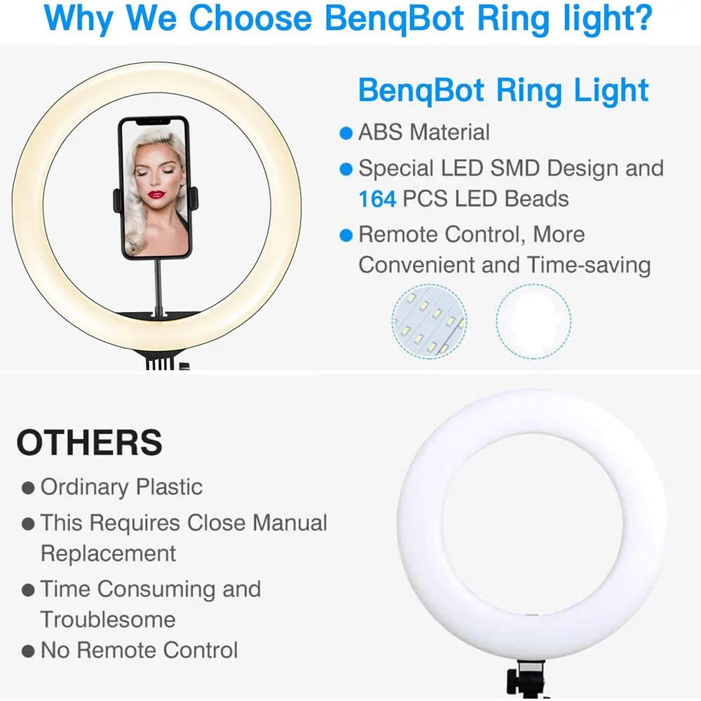 Lights Dimmable Light Selfie LED Ring 26 33CM USB Lighting Lamp