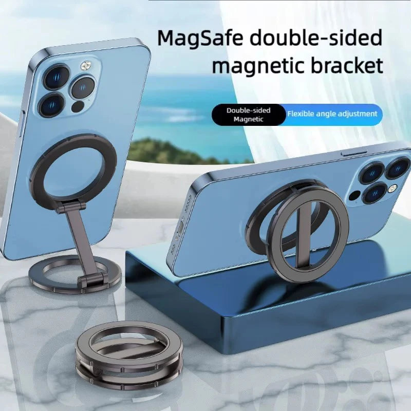 Magnetic Foldable Double Sided Portable Car Phone Holder