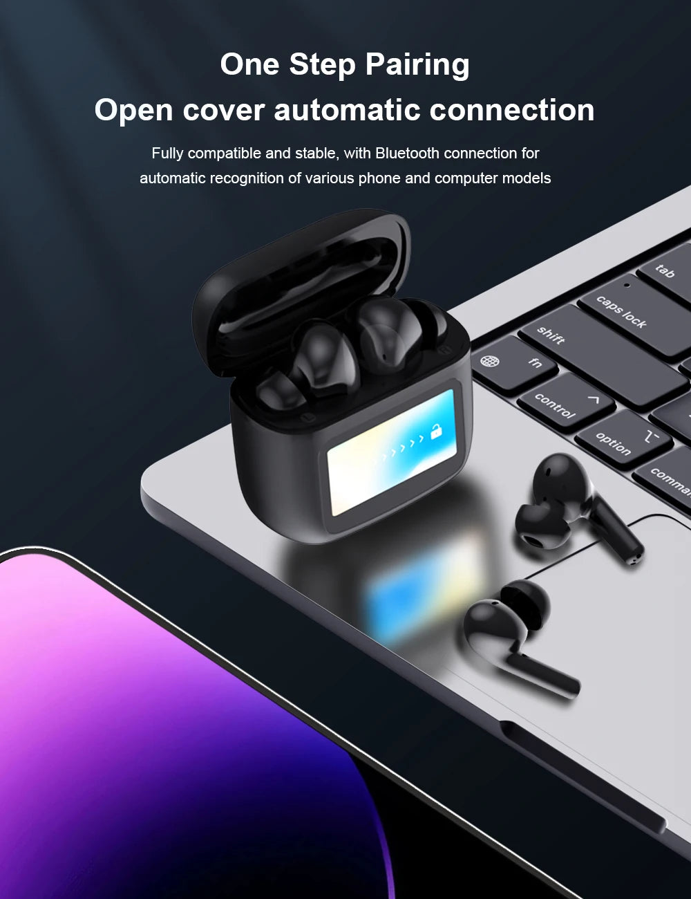 Beatfade S20 Pro Wireless Earphones Smart Touch Case & ANC