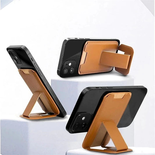 Magnetic Kickstand Wallet with Stand Phone Card Holder Case For MagSafe