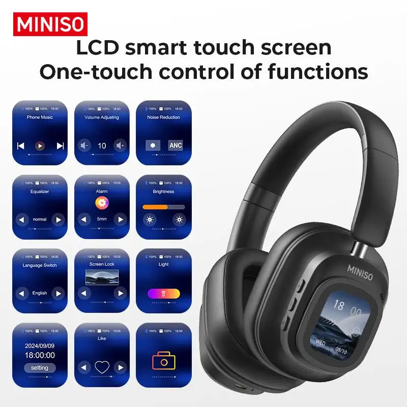 Advanced G90 Bluetooth Headphones with Touch Screen