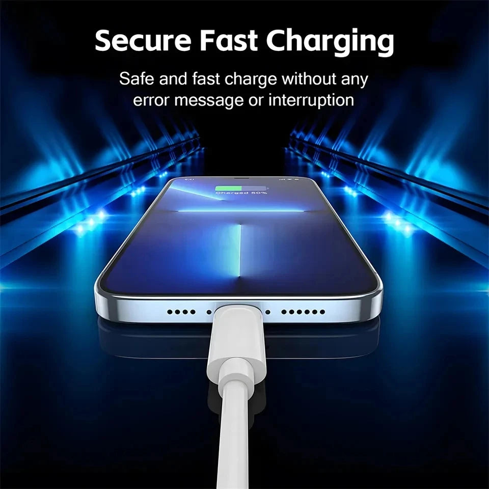 USB Cable 30W  For Apple iPhone 14-11 Pro Max 7 8 Plus XS XR Fast Charging USB C TO iOS Cable Charger Accessories