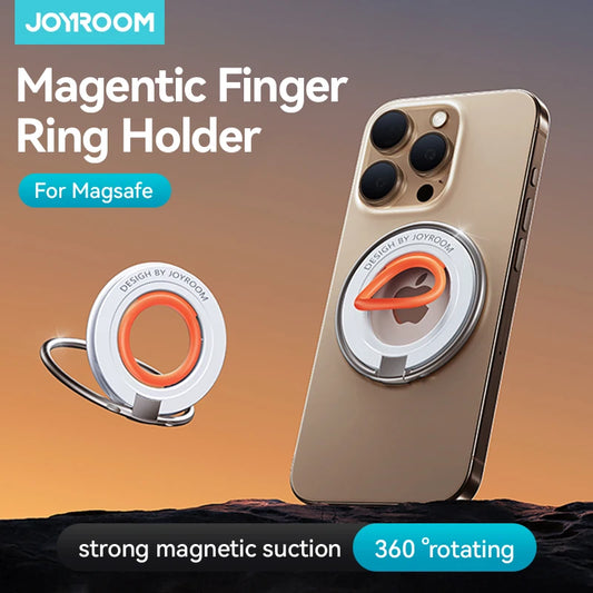 Magnetic Phone Ring Holder Silicone for Magsafe Phone Grip Finger Ring Holder Stand for iPhone 16-12 Pro