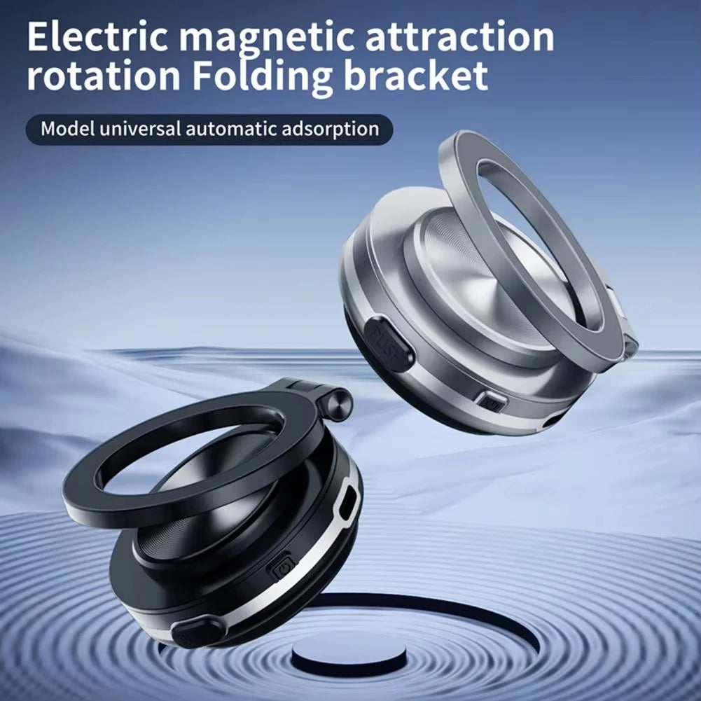 Universal MagSafe Magnetic Vacuum Car Phone Holder Suction Cup Folding Stand