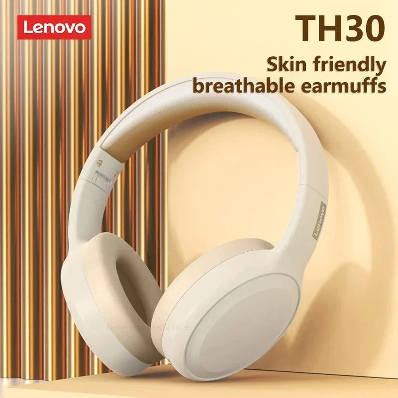 Lenovo TH30 Wireless Bluetooth 5.0 Headphones Foldable Sport & Gaming Headset