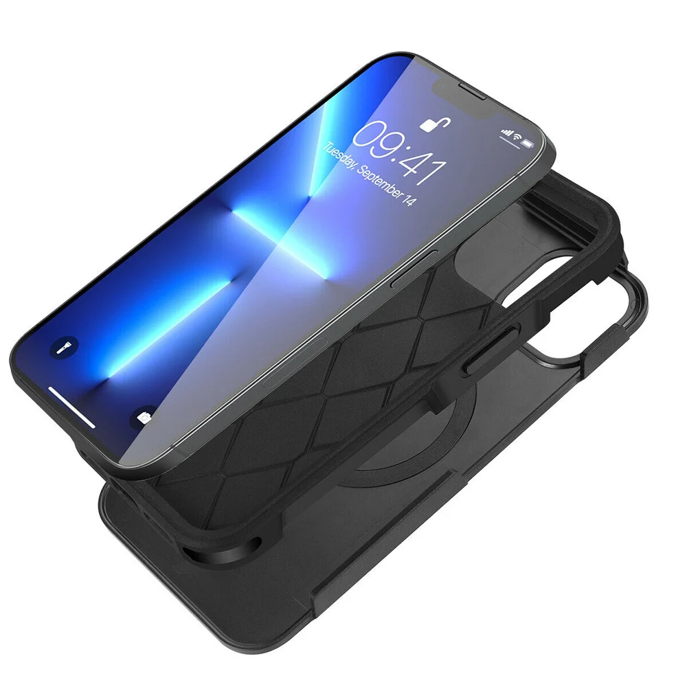 MagSafe Phone Case For iPhone 16-11 Shockproof Heavy Duty Rugged Magnetic