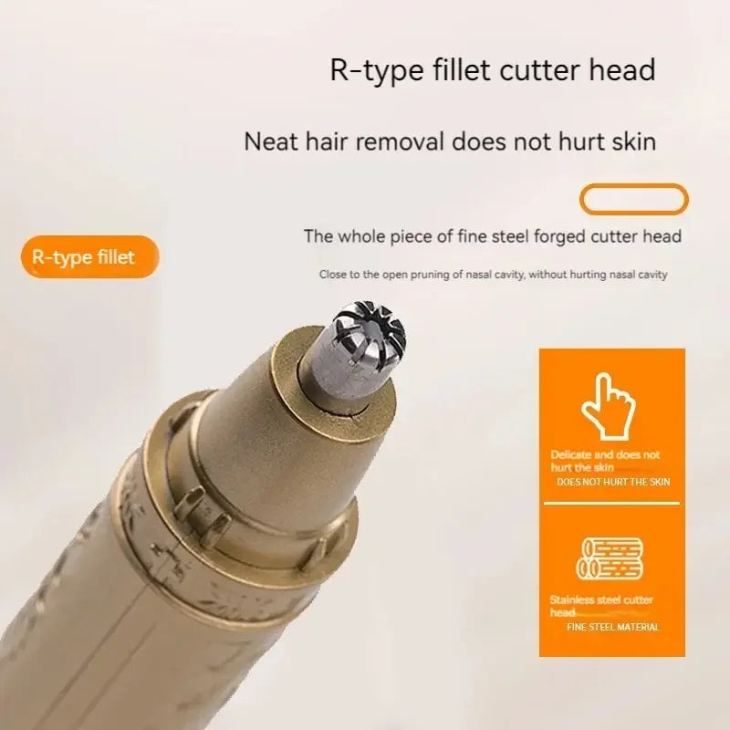 Golden Dragon And Phoenix Nose Hair Trimmer Clear Nostrils Small And Convenient Washing With Knife Head Unisex Convenience