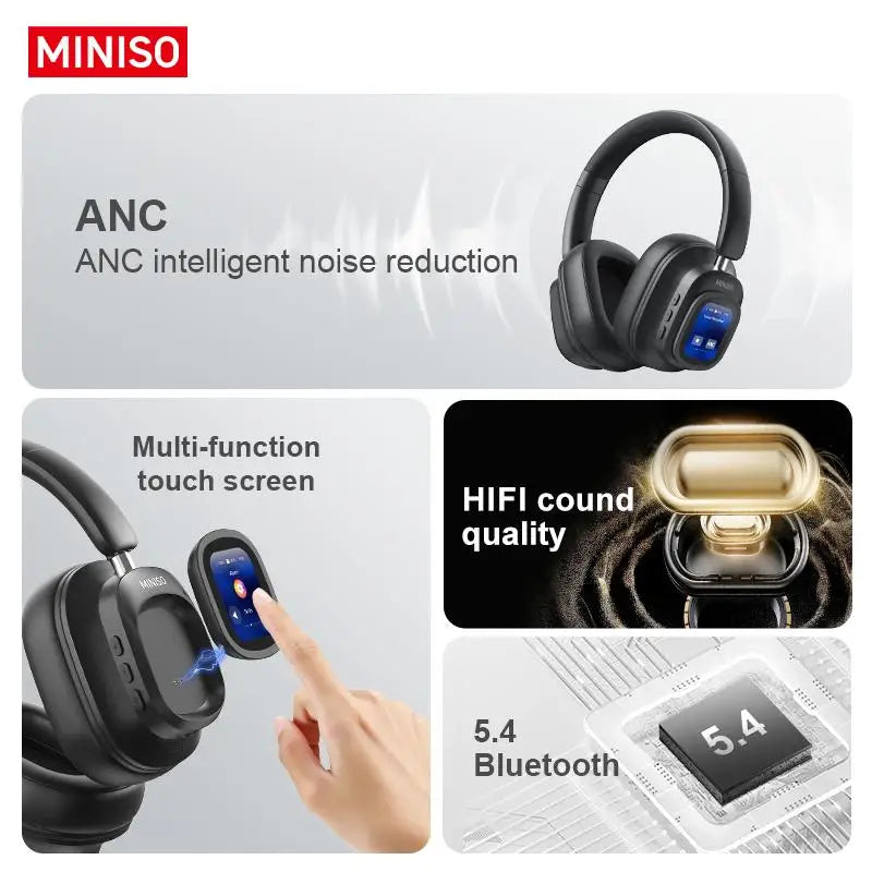 Advanced G90 Bluetooth Headphones with Touch Screen