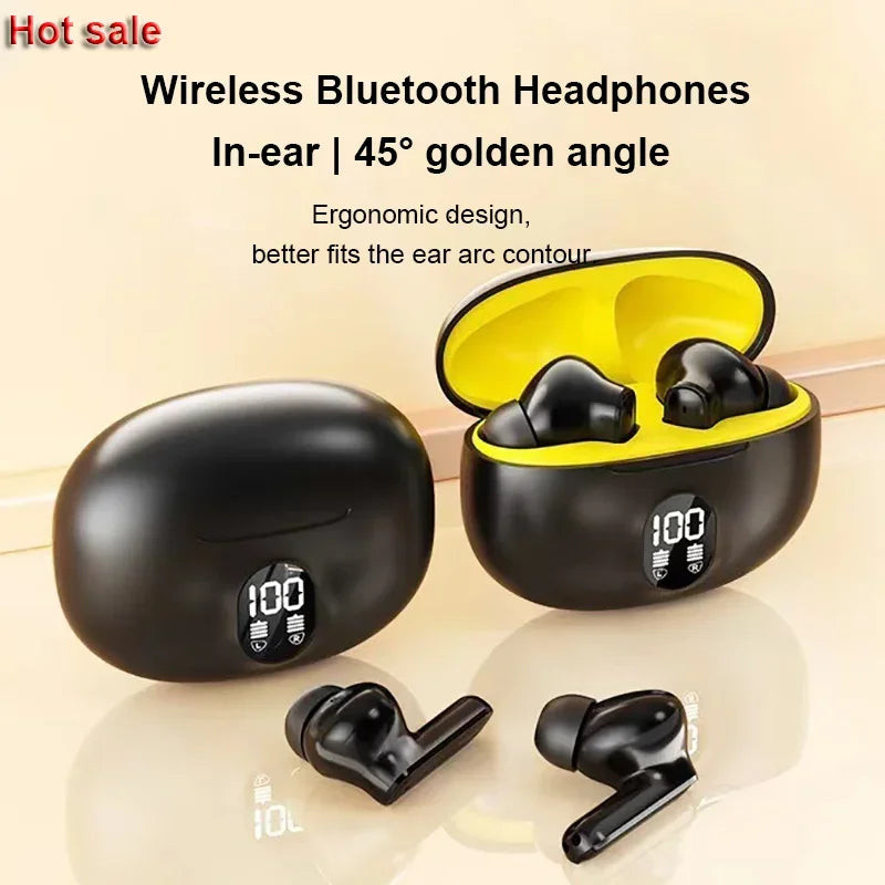 Wireless Headphones S510 TWS LED Power Earphones Digital Display Headset Stereo Sound Bluetooth-compatible 5.3 Xiaomi