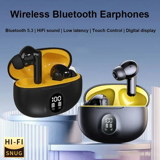 Wireless Headphones S510 TWS LED Power Earphones Digital Display Headset Stereo Sound Bluetooth-compatible 5.3 Xiaomi