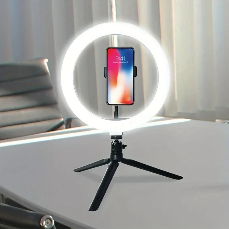 LED Selfie Ring Lamp Selfie Ring Lighting Photographic USB Remote Fill light For TikTok YouTube Video Live