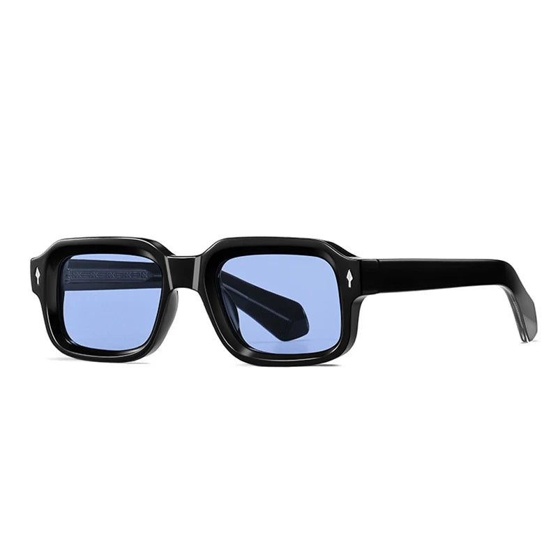 Retro Square Luxury Polarized Sunglasses Clear Anti Blue Light Eyewear Shades UV400 Sun Glasses