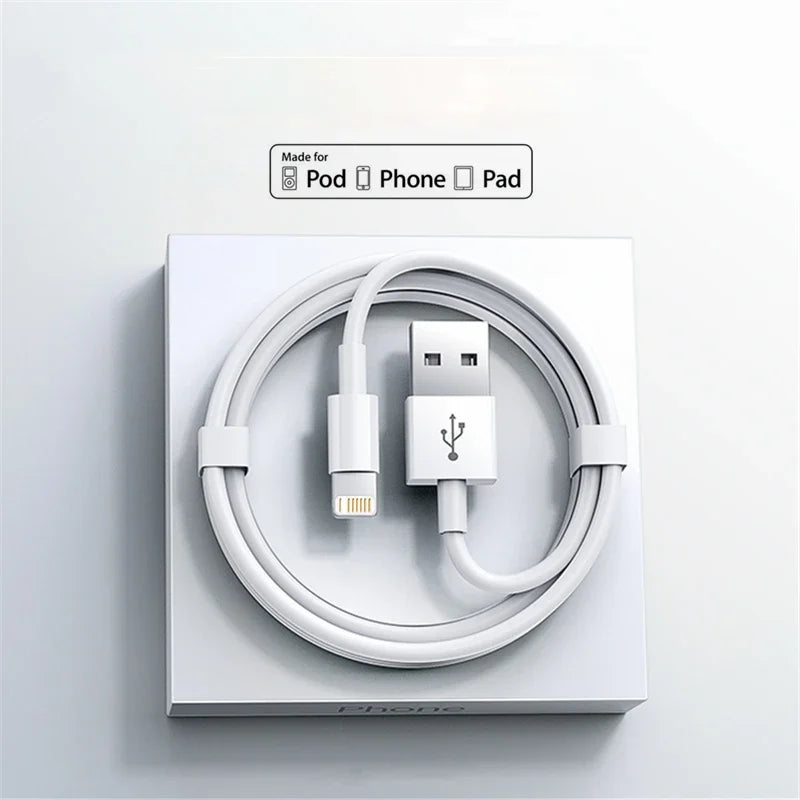 Fast Charging USB A to L  Cable Cord for iPhone IPad