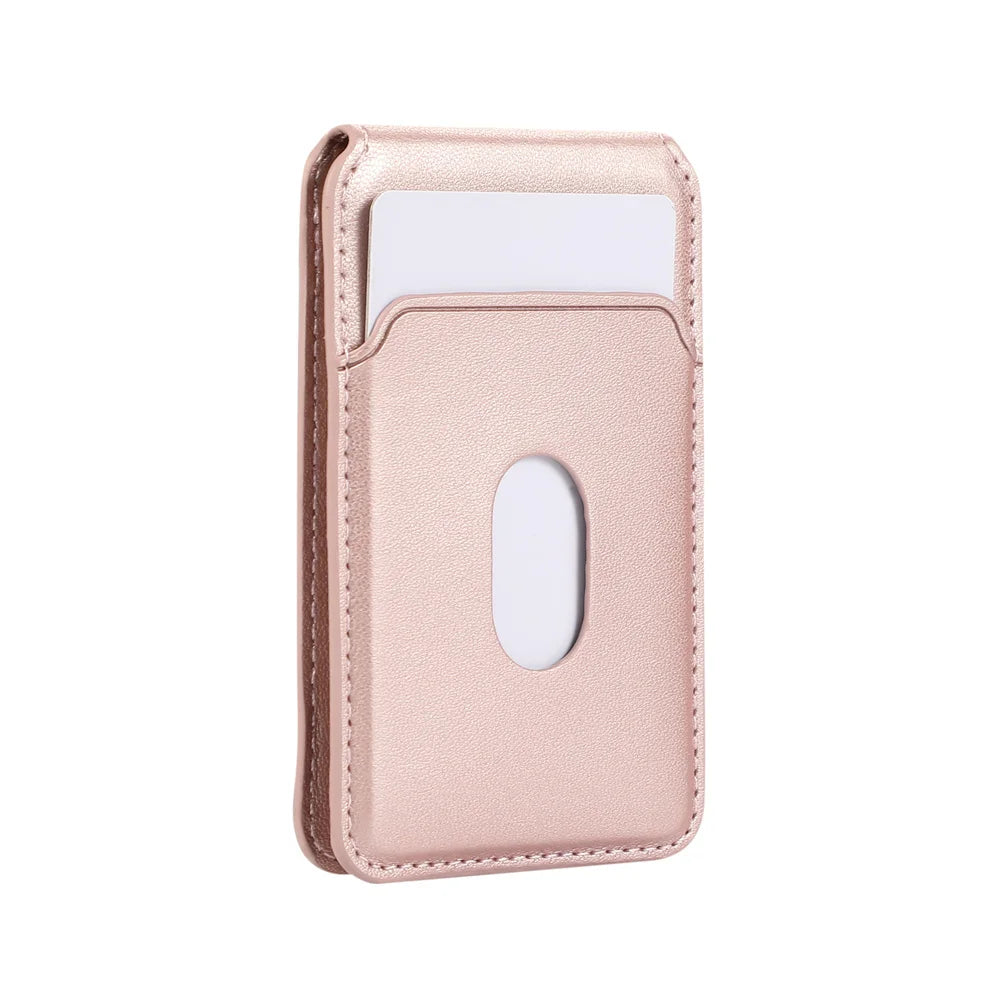 Magnetic Leather Card Holder Wallet for iPhone 16-12 Pro Max Apple Magsafe Phone Bag Cover with MagSafe Magnet