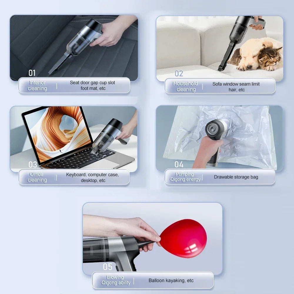 Vacuum Cleaner 4 in 1 Wireless Vacuum Cleaner Duster Handheld