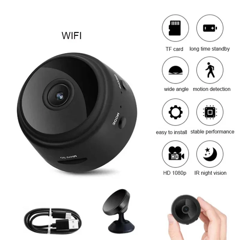 A9 Mini Camera WiFi Wireless Security Protection Remote Monitor for Home