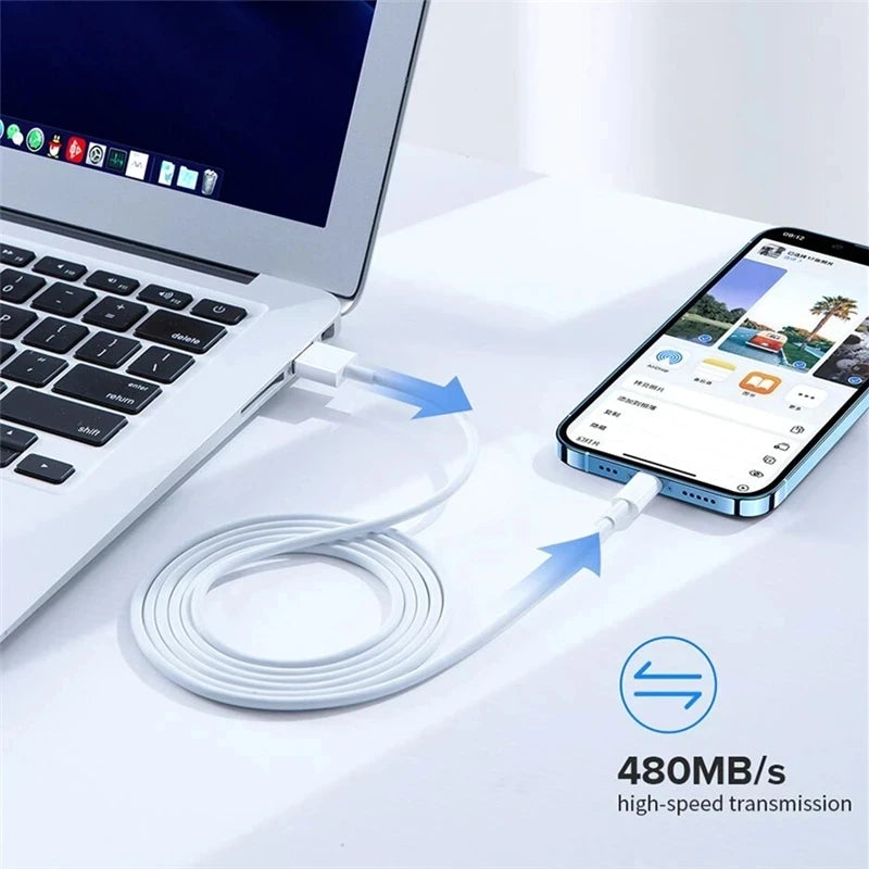 USB Cable 30W  For Apple iPhone 14-11 Pro Max 7 8 Plus XS XR Fast Charging USB C TO iOS Cable Charger Accessories