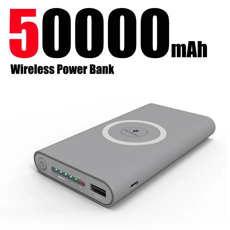 Power Bank Ultra-Large Capacity 200000mAh  Universal Wireless Fast Charging Power Bank Thin And Portable For iPhone Samsung