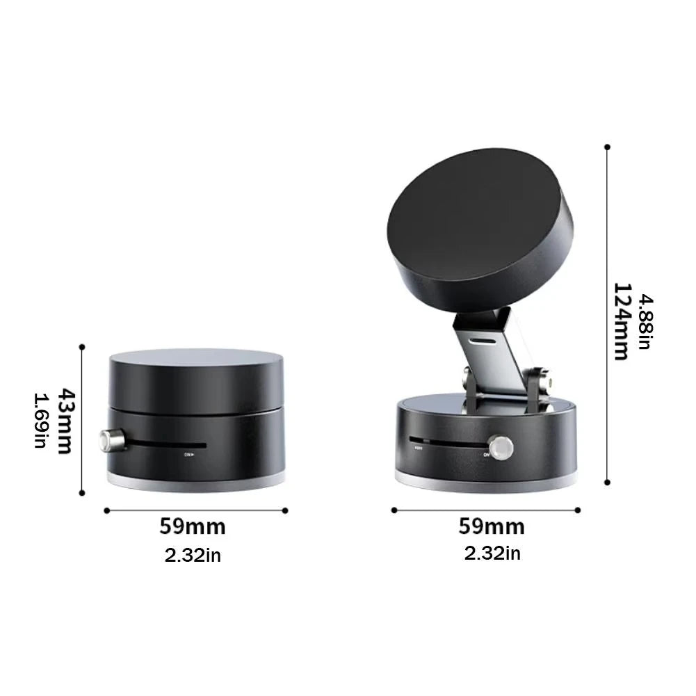 Vacuum Magnetic Suction Cup Folding Swivel Stand 360° Rotation for iPhone/ Android