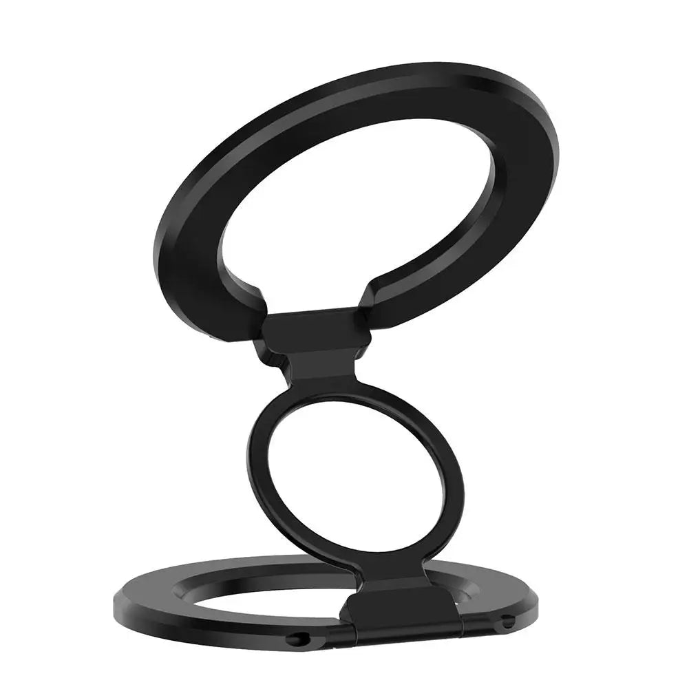 Foldable Double-Sided Magnetic Phone Ring Holder for MagSafe Kickstand Magnet Grip for iPhone & Android Phone Stand