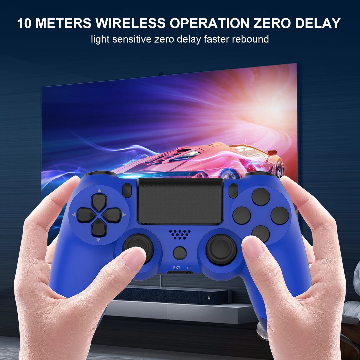 Touchpad Wireless Controller Bluetooth Dual Vibration No Delay Gamepad