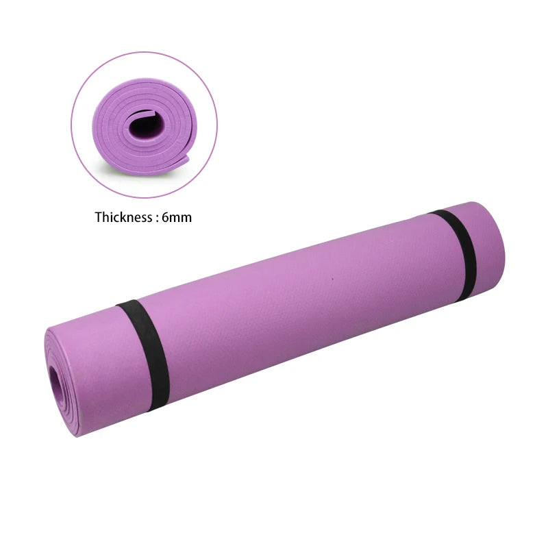 Thick Yoga Mat 3MM-6MM  Anti-skid Sports Fitness Mat EVA Comfort Foam yoga matt for Exercise, Yoga, and Pilates