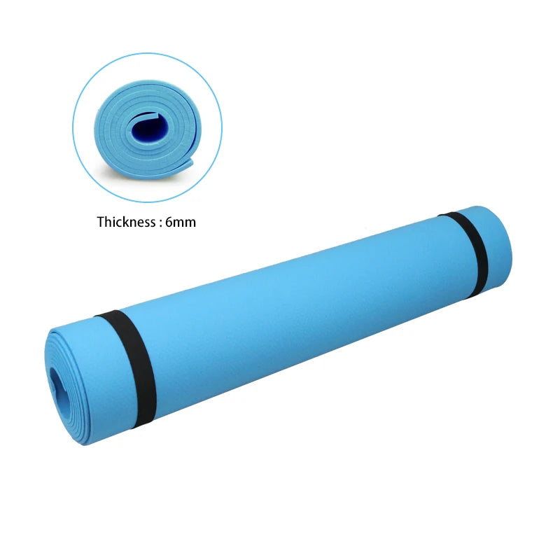 Thick Yoga Mat 3MM-6MM  Anti-skid Sports Fitness Mat EVA Comfort Foam yoga matt for Exercise, Yoga, and Pilates