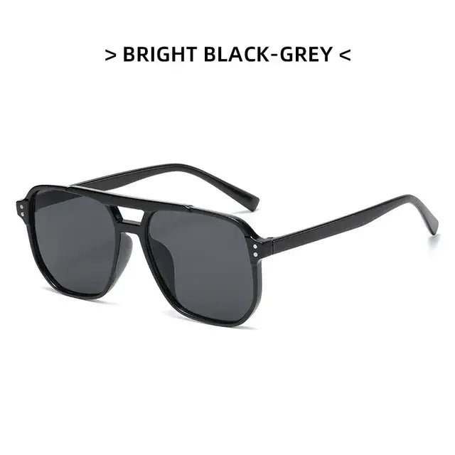 Vintage Square Sunglasses Men's Women's