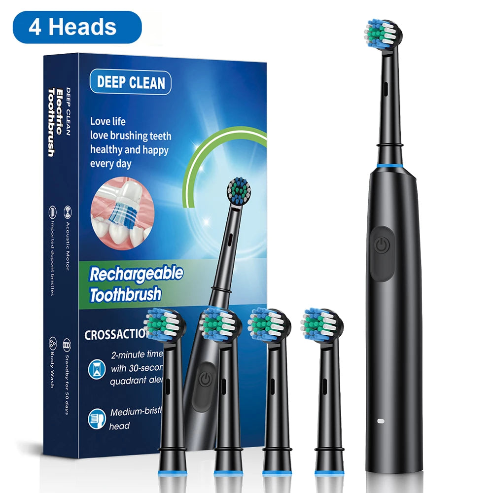 Recharcheable Toothbrush Deep Clean Electric Toothbrush | Thomnest