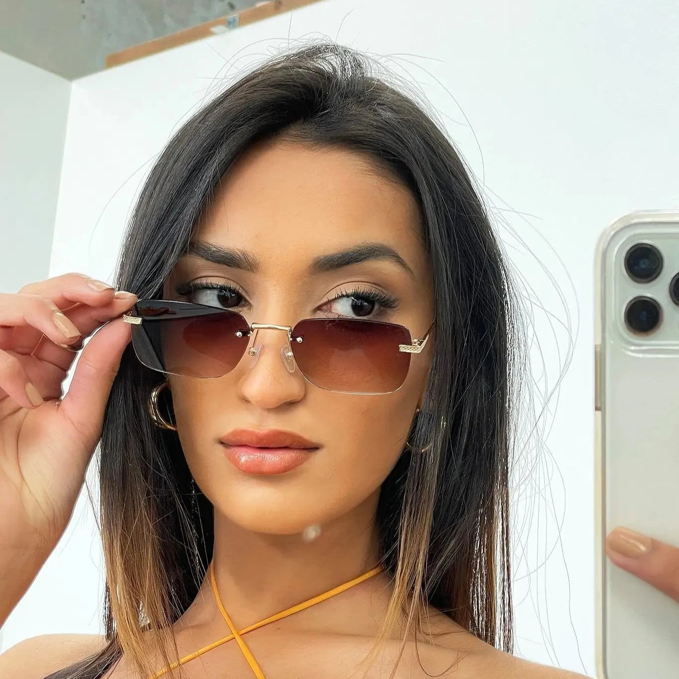 Rectangular Sunnies Sunglasses