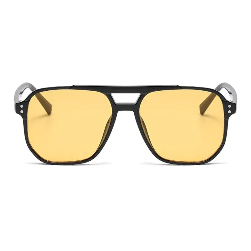 Vintage Square Sunglasses Men's Women's